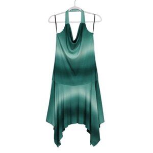 Vintage 90s Y2K Taboo Dress Size Large Asymmetrical Cowl Neck Fairy Prom Formal